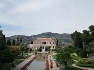 Saint-Jean Cap Ferrat. Villa Ephrussi de Rothschild. Urlaub an der italienischen Riviera in Ligurien